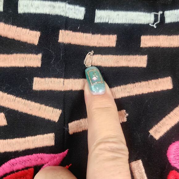 Herencia Collection Skirt Women Plus size 2X Embroidered Sin Mexican Floral Rose - Picture 10 of 11